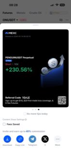 PENGUINUSDT · шорт 10x · +230,56% · 14.05.26