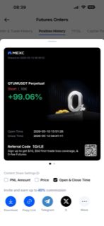 QTUMUSDT · шорт 10x · +99,06% · 12.05.26